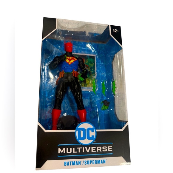 NEW DC McFarlane Multiverse Batman / Superman Fusion Action Figure 7in - Picture 1 of 5